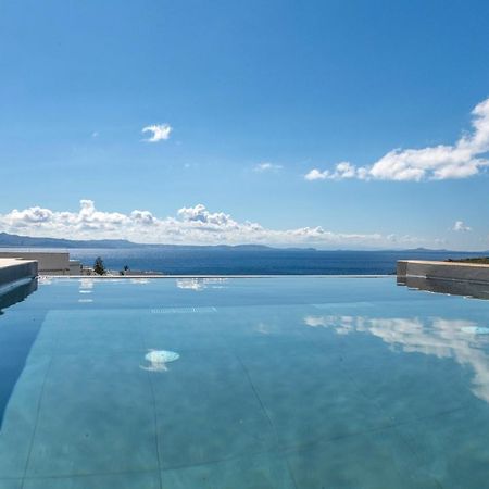 Villa With View Of Agios Ioannis And Pool With Jacuzzi Bagian luar foto