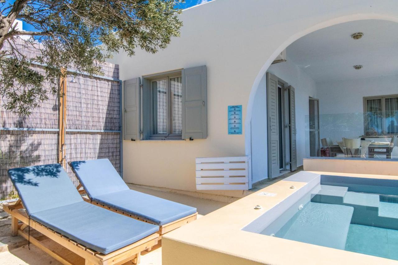 Villa With View Of Agios Ioannis And Pool With Jacuzzi Bagian luar foto